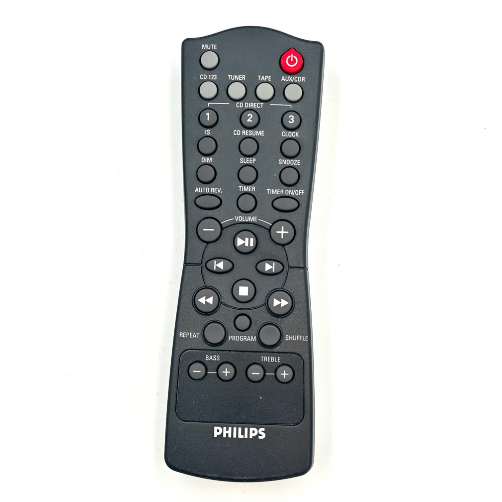 Philips 313911878621 OEM CD Cassette Stereo Audio Remote Tested Working